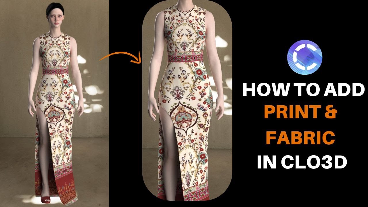How To Add Fabric Prints in Clo3D Fast and Easy!