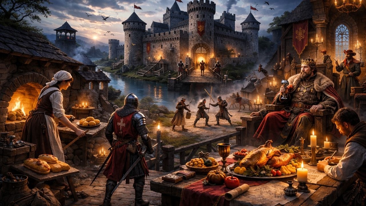 Experience Life Inside a Feudal Castle | 24 Hours Under the Rule of a Medieval Lord