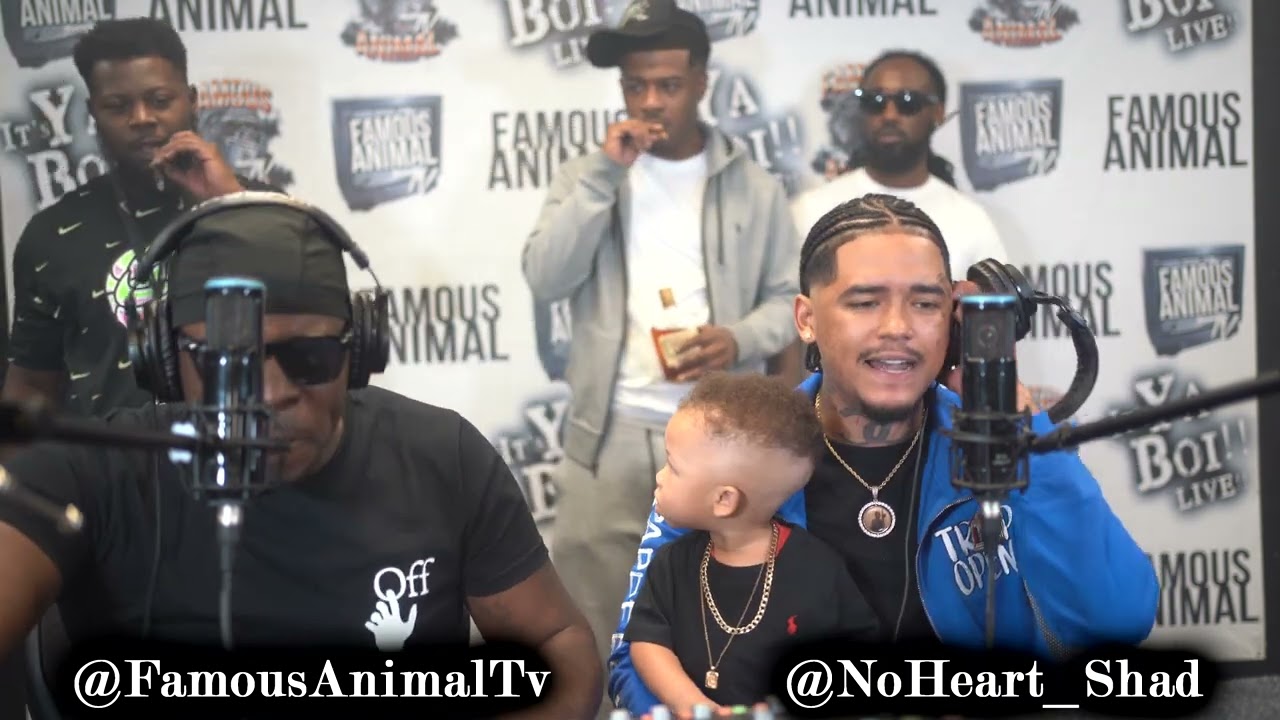 Memphis Rapper No Heart Shad Stops by Famous Animal Tv then Hits Hot Freestyle for The Streets