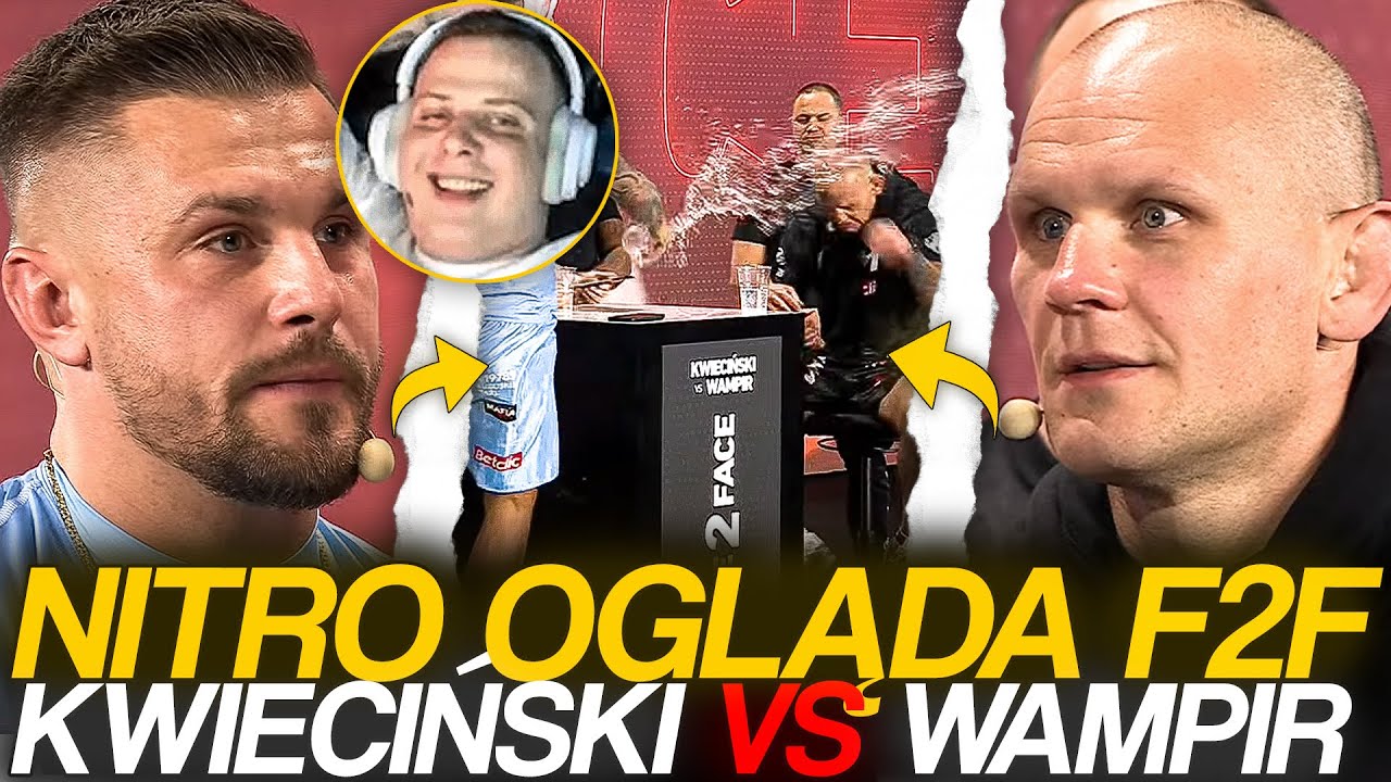 NITRO OGLĄDA F2F KWIECIŃSKI VS WAMPIR | FAME MMA 21
