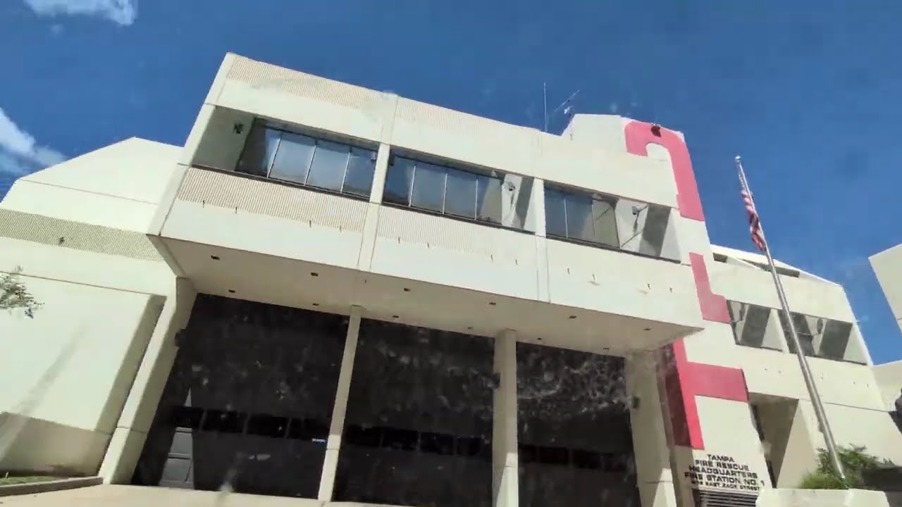Driving Tour around Downtown Tampa, FL Fall 2025