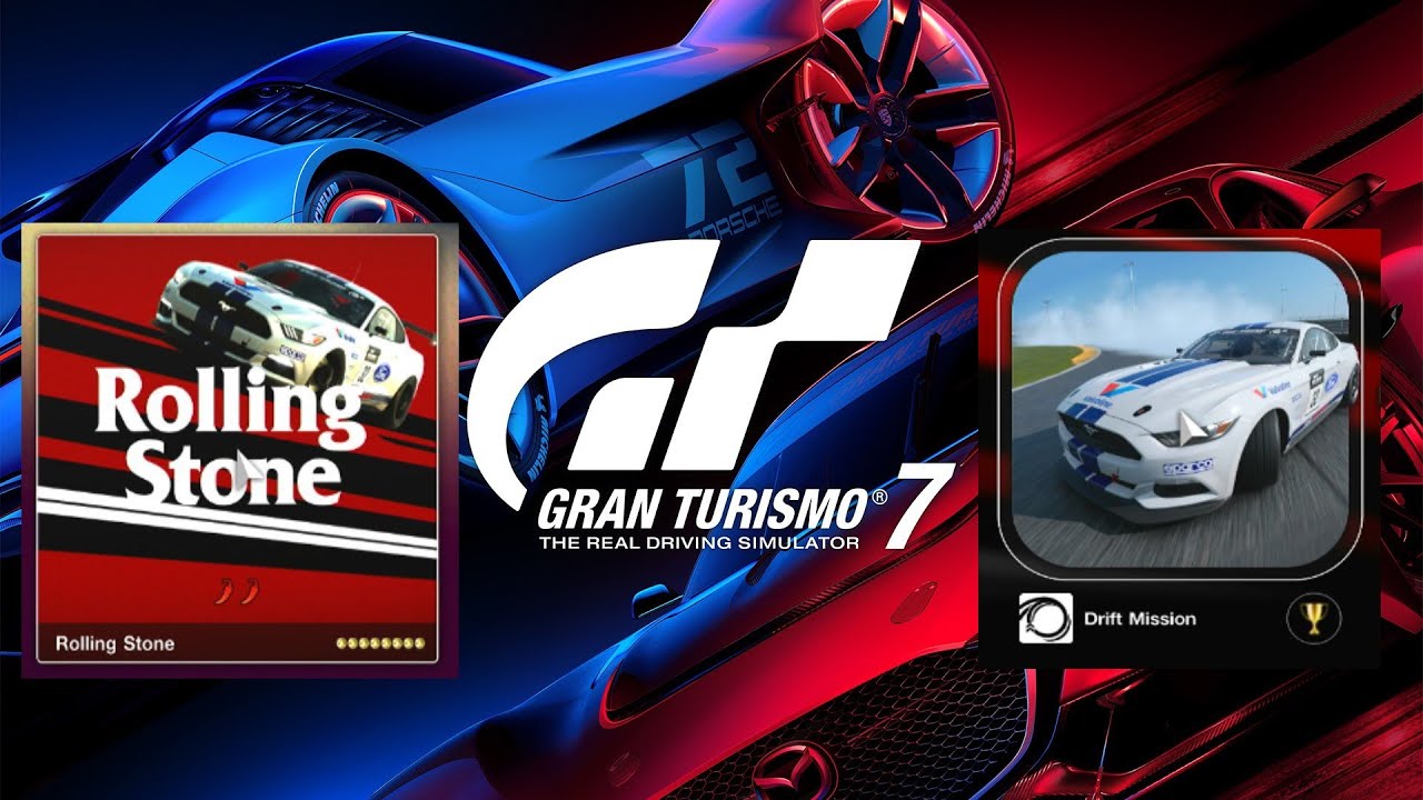 GT7  Rolling Stone Mission Challenge 5 Gold Drift Mission Beginner 2 Wheel