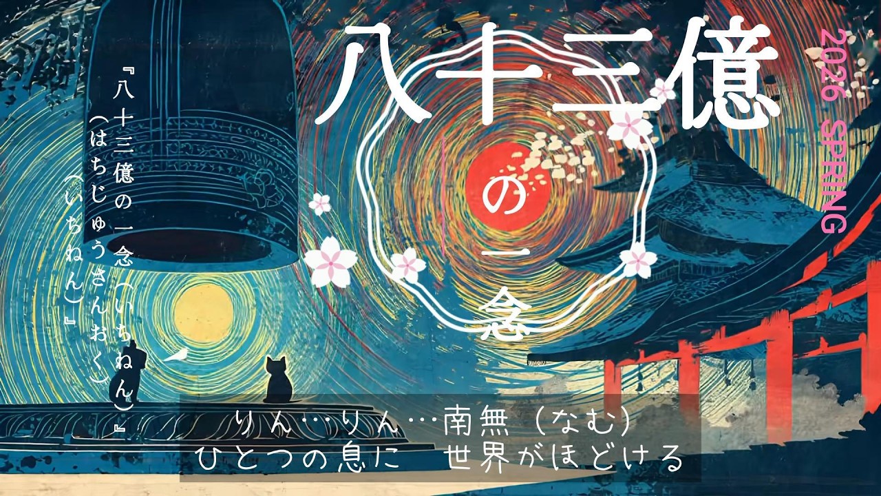 『八十三億の一念』ヨルノネ(夜の根)終幕・人間(猫)は音(気配)で居場所を作る。#ミュージックビデオ#和楽器#神楽#ADHD#ヨルノネ