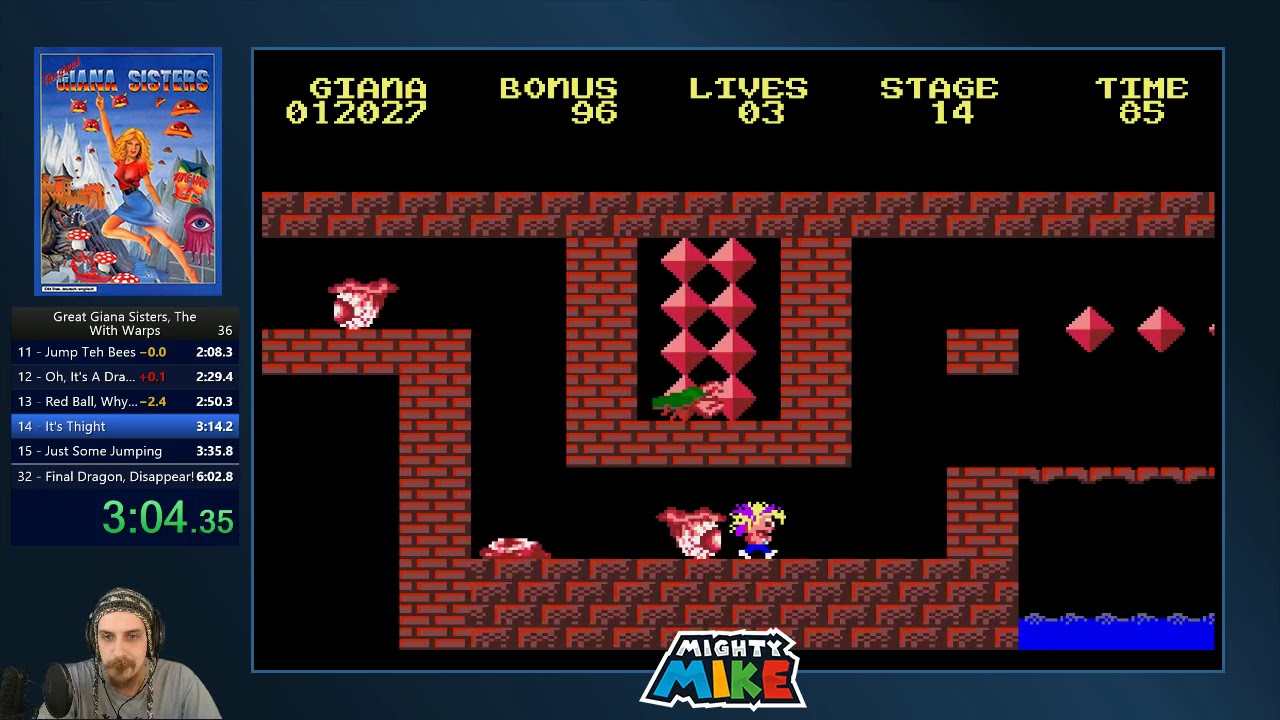 [05:59] Giana Sisters Speedrun - Amiga, in-game-time