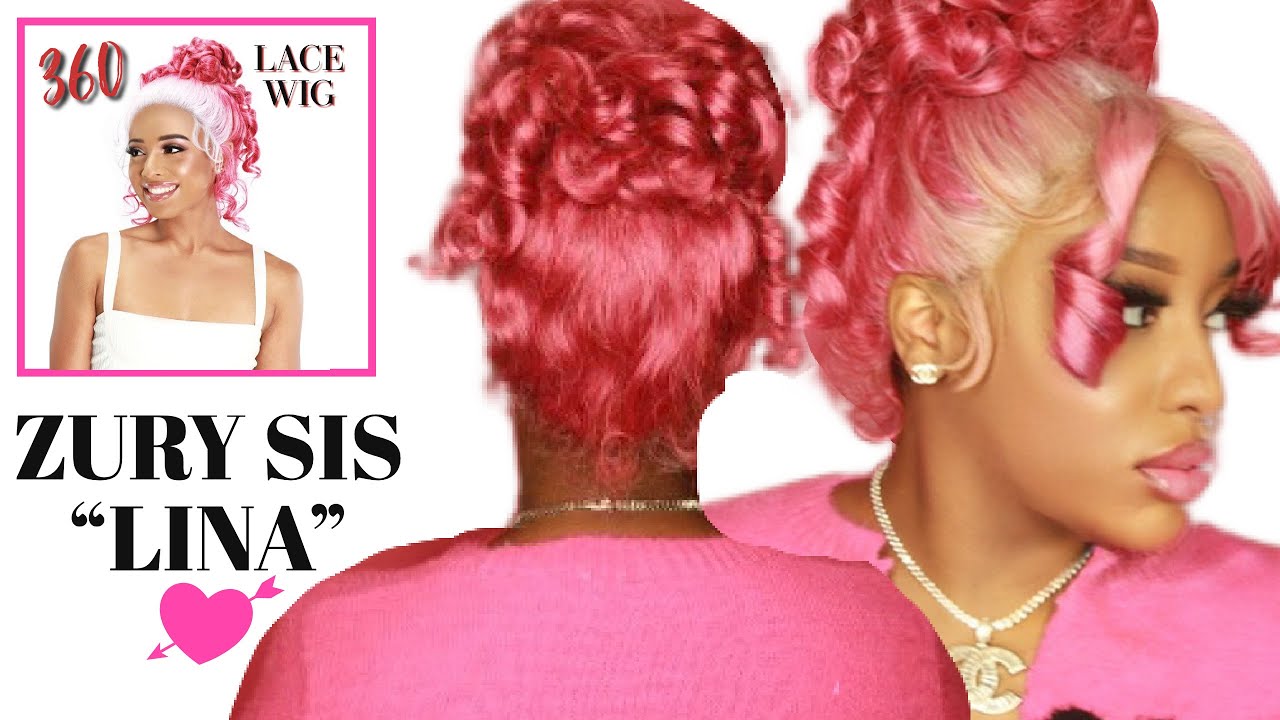HOW TO: INSTALL A 360 SYNTHETIC LACE WIG ft. ZURY SIS “LINA” #hdlace #360wigs #valentinesday #howto