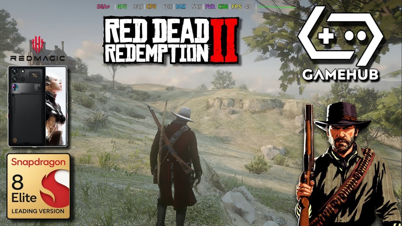 🔴Red dead redemption 2 on Redmagic 10S Pro | SD 8Elite | GameHub | Just Chilling 