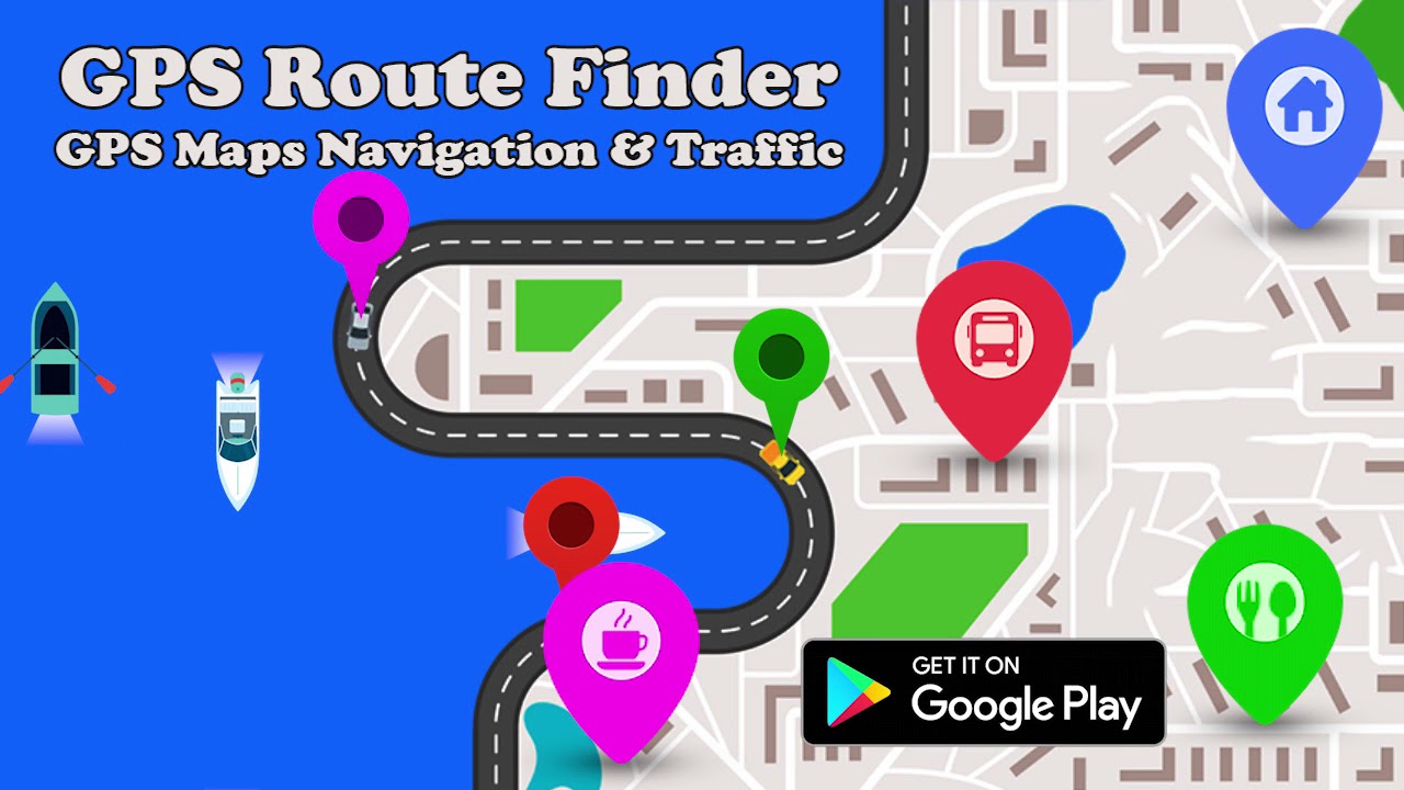 GPS Route Finder - GPS, Maps, Navigation,Traffic