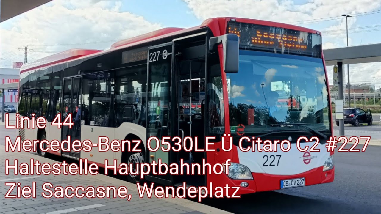 CV Cottbus - Linie 44 - Mercedes-Benz O530LE &Uuml; Citaro C2 #227