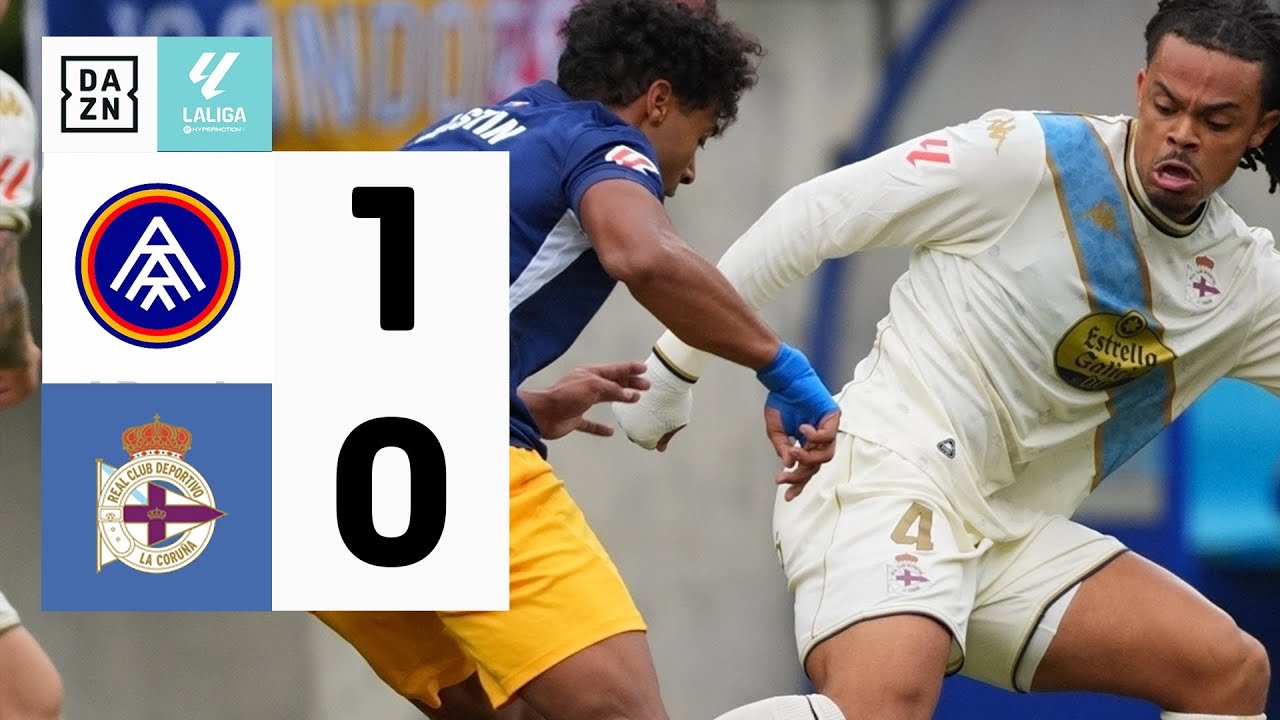 FC Andorra vs RC Deportivo (1-0) | Resumen | Highlights LALIGA HYPERMOTION