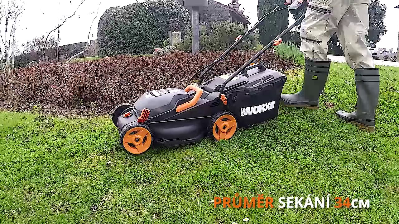 WORX WG779E 40V BEZDRÁTOVÁ SEKAČKA NA TRÁVU - Čeština - www.worx.com
