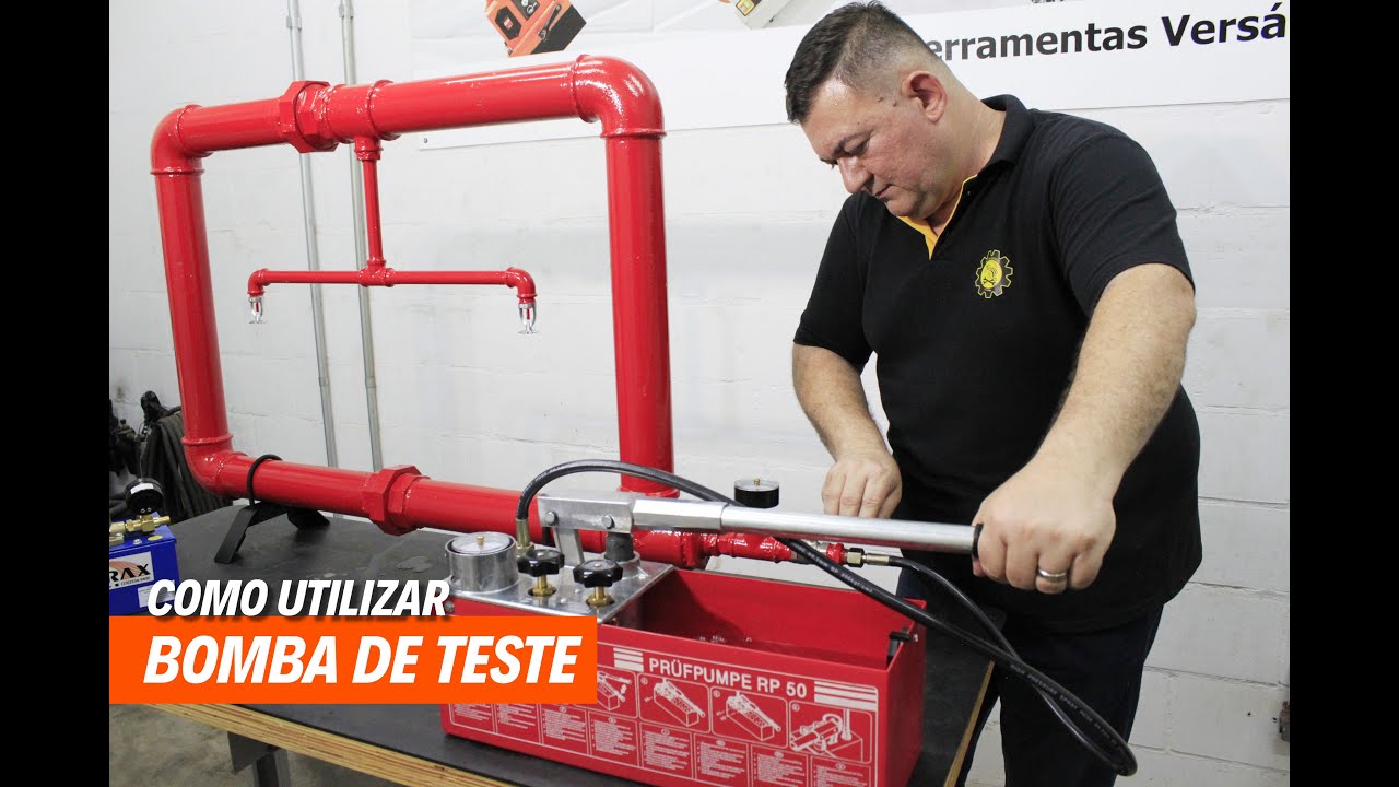 Aprenda a utiliza a Bomba para Teste Hidrostático - Merax