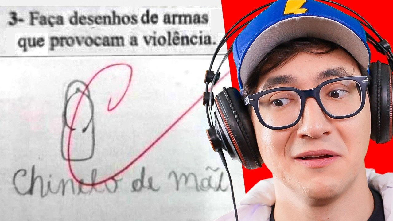 AS PIORES RESPOSTAS DE PROVAS QUE ESSE PLANETA J&Aacute; VIU KKKKKKK I Dearo e Manu