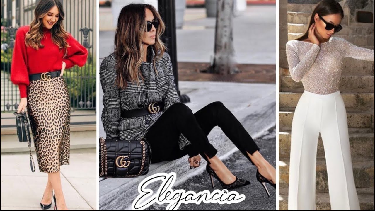 MODA 2022 MUJER CÓMO VERTE ELEGANTE CON ROPA DE MODA OUTFITS ELEGANTES PARA MUJER TENDENCIAS DE MODA