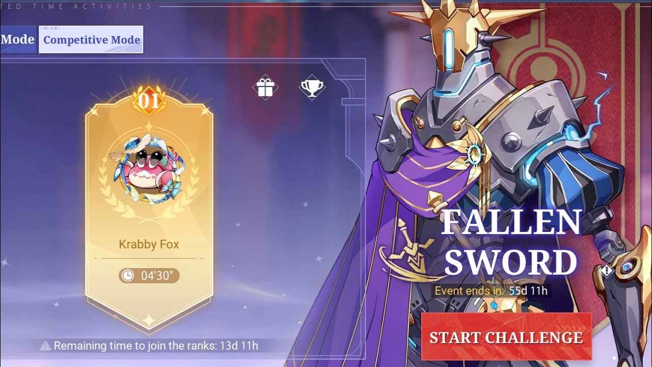 Crystal of Atlan - CloudStrider Fallen Swords Competitive Mode