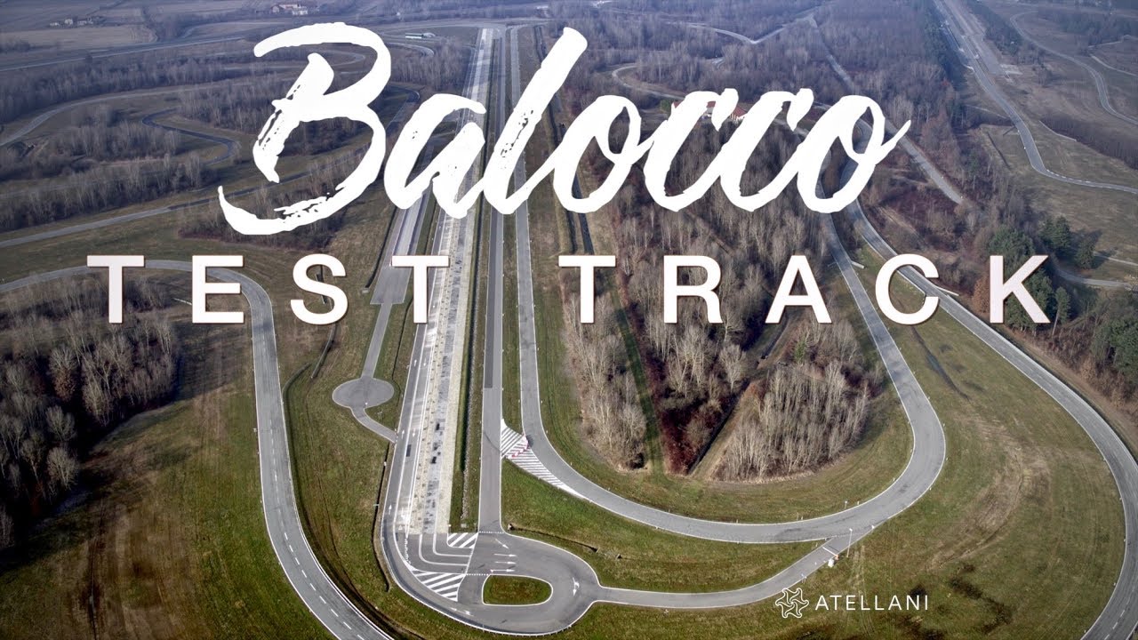 Balocco Proving Track - FCA Balocco Test track in Italy | Drone Video