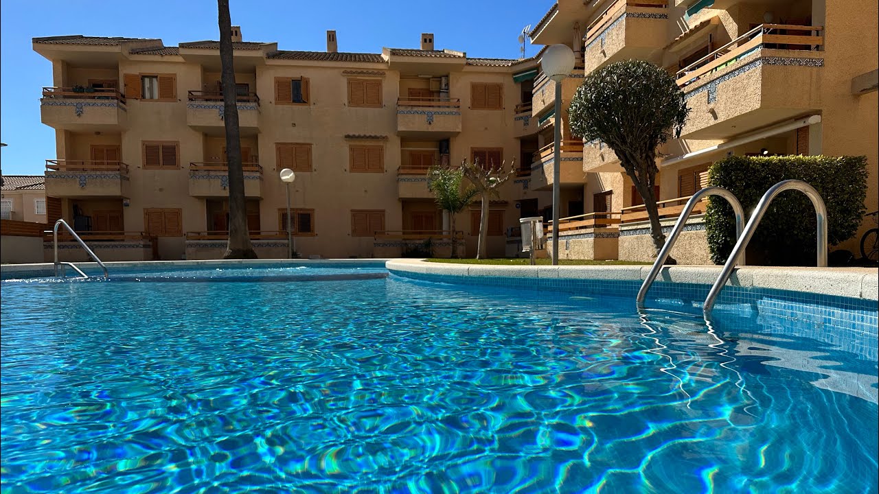 Piso planta baja con piscina junto al Mar Menor en Santiago de La Ribera