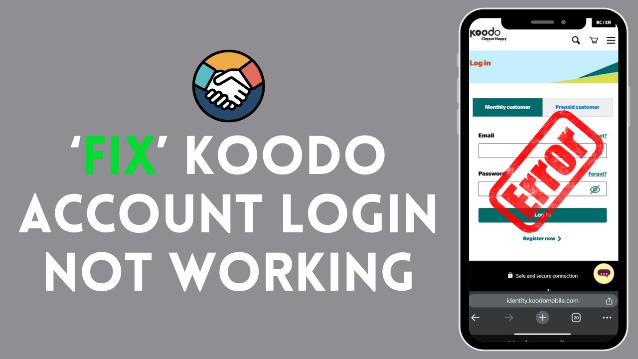 How to Fix Koodo Account Login Not Working 2024?