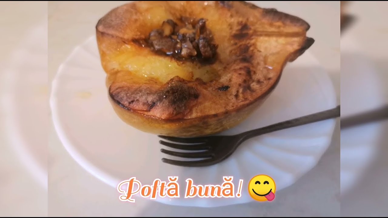 Gutuie la cuptor - un desert simplu, gustos și super sănătos