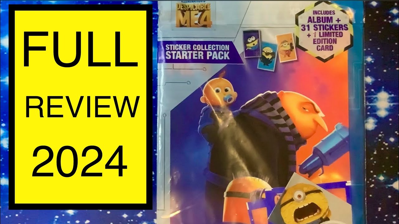 Panini Despicable Me 4 Sticker Set 2024 ( Review )