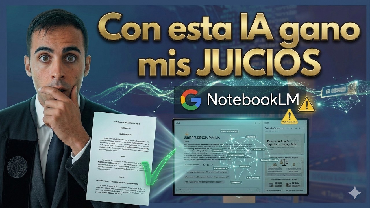 Notebook LM me está haciendo GANAR Cualquier JUICIO: Novedades a conocer como Abogado.