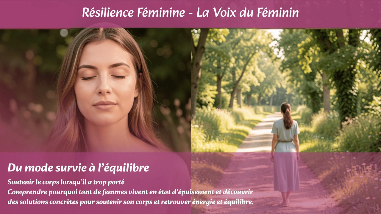 - Résilience Féminine - Du mode survie à l’équilibre : soutenir le corps lorsqu’il a trop porté !