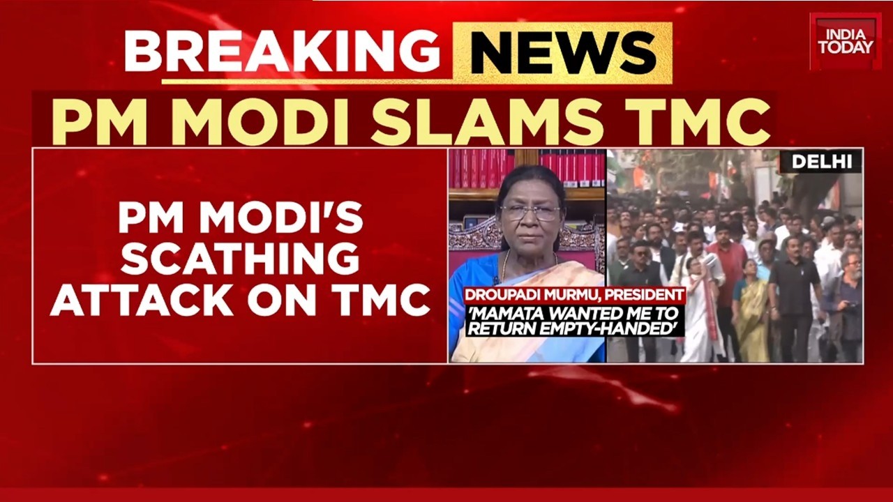 PM Modi Slams TMC For Boycotting President Murmu's Event, Calls It Insult To Democracy