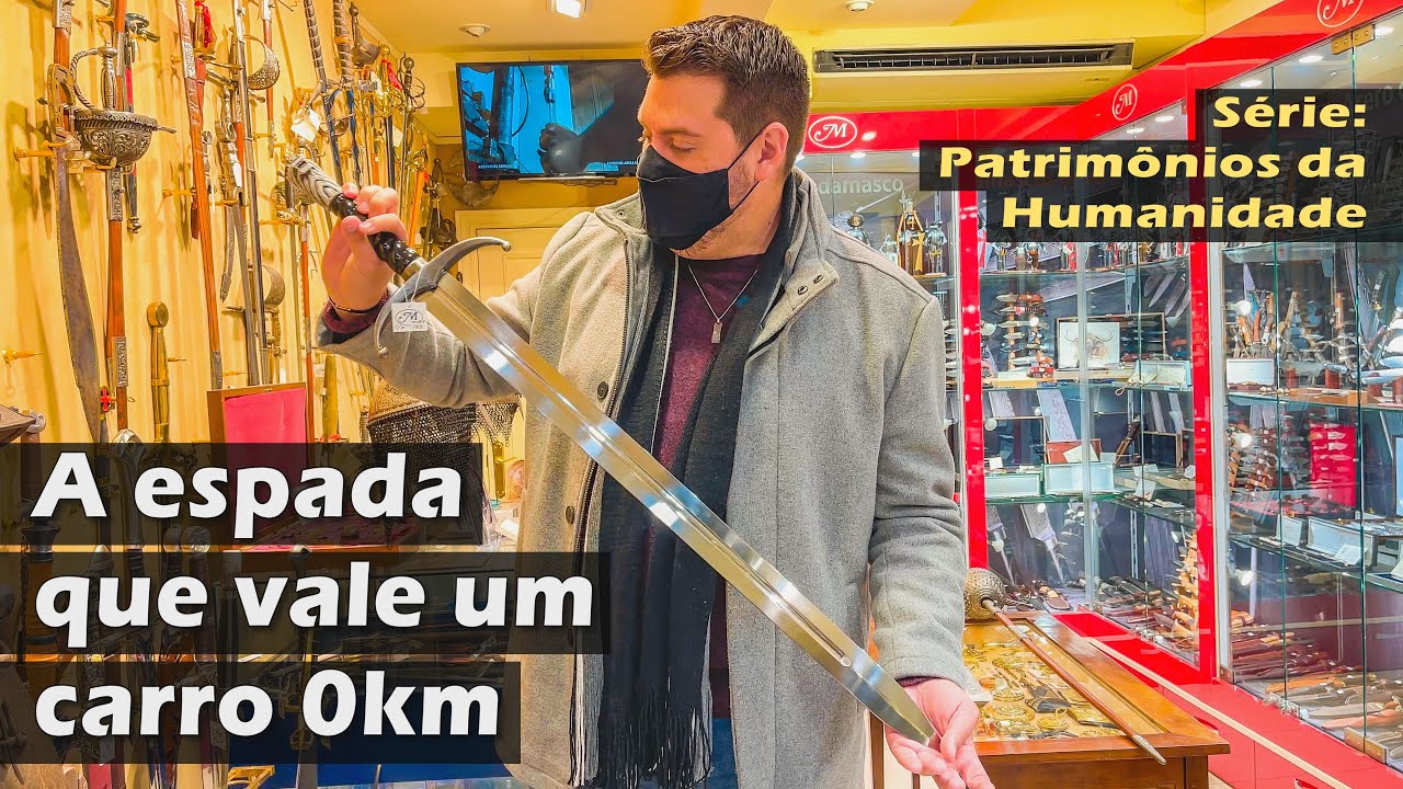 QUANTO CUSTAM E COMO SÃO AS ESPADAS MEDIEVAIS MAIS TRADICIONAIS DO MUNDO + O QUE FAZER EM TOLEDO