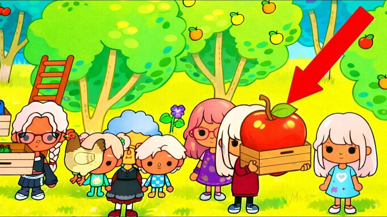 Тока Бока в Деревне в гостях у Бабушки 🍎