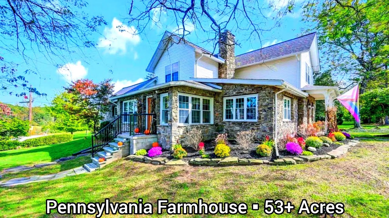 Pennsylvania Farmhouse For Sale | 53+ Acres | Pennsylvania Land For Sale | Low Taxes Farms5