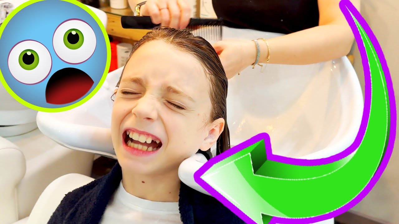 Chez coiffeur avec French Kids 