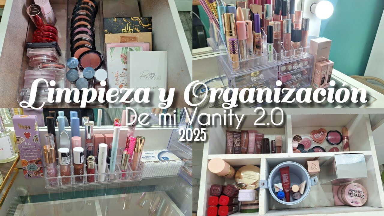 Limpieza y Organización de mi Vanity 2.0✨️| 2025 💕
