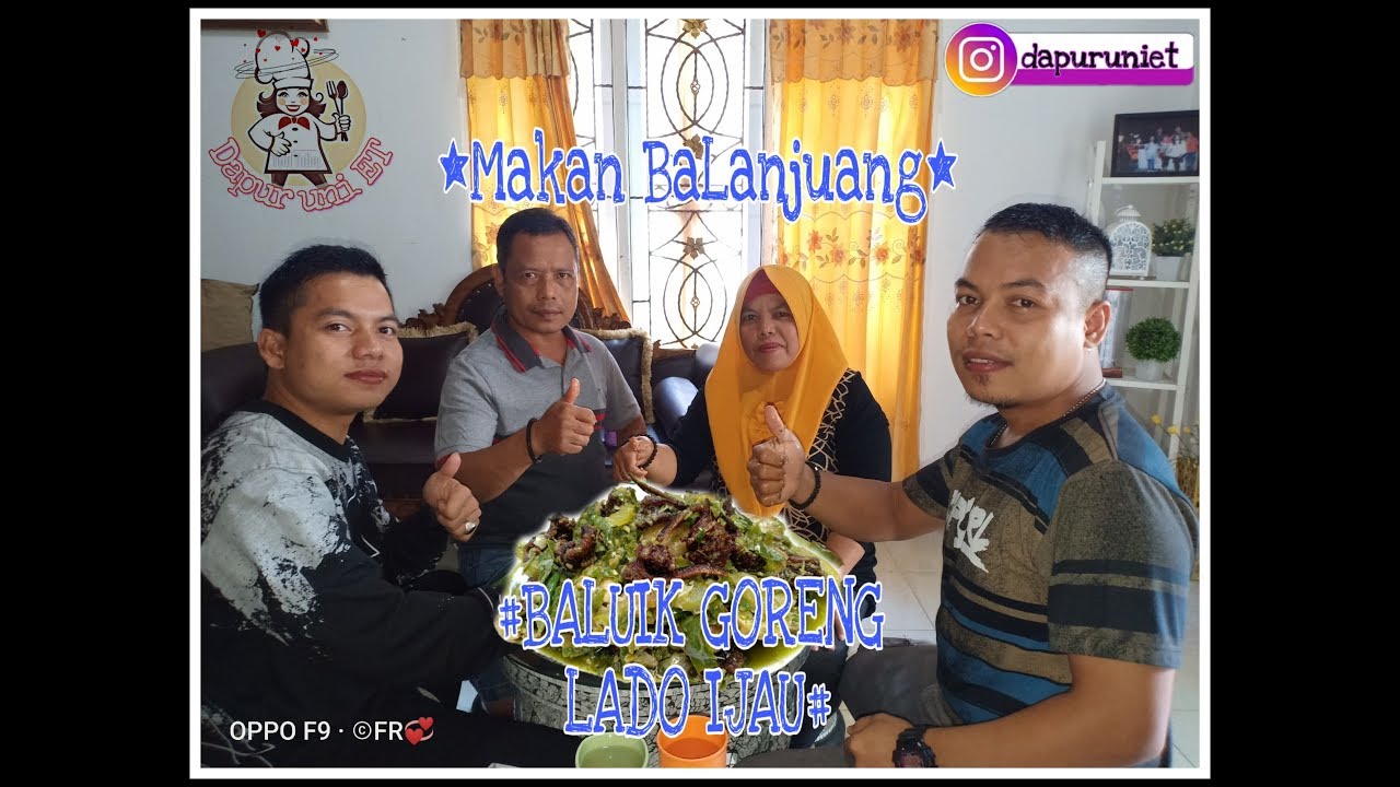 Resep BELUT GORENG CABE HIJAU/BALUIK GORENG LADO IJAU khas Dapur Uni ET