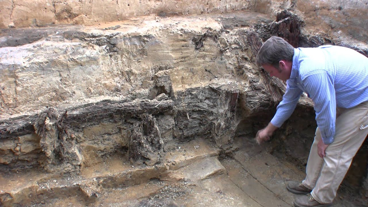 Excavation into a Civil War Bombproof at Fort Pocahontas on Jamestown Island