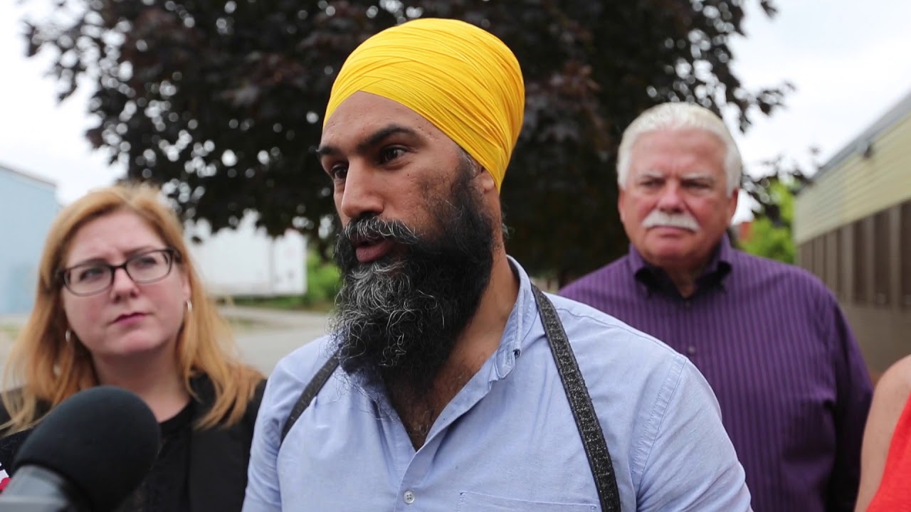 NDP leader Jagmeet Singh in Windsor to discuss tariffs