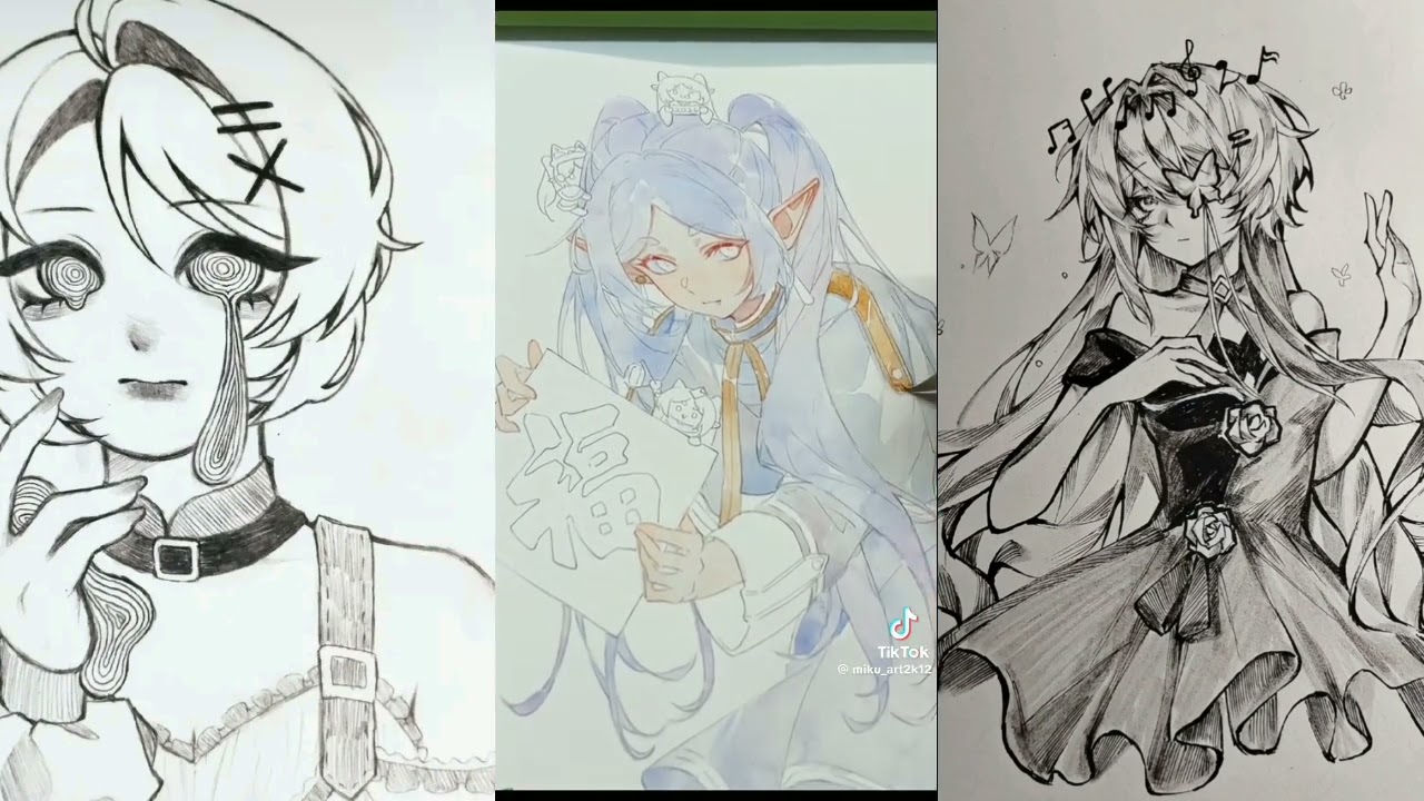Phần 2: tổng hợp tiktok của các dân vẽ/artist/đại thần #art #artist #xh 