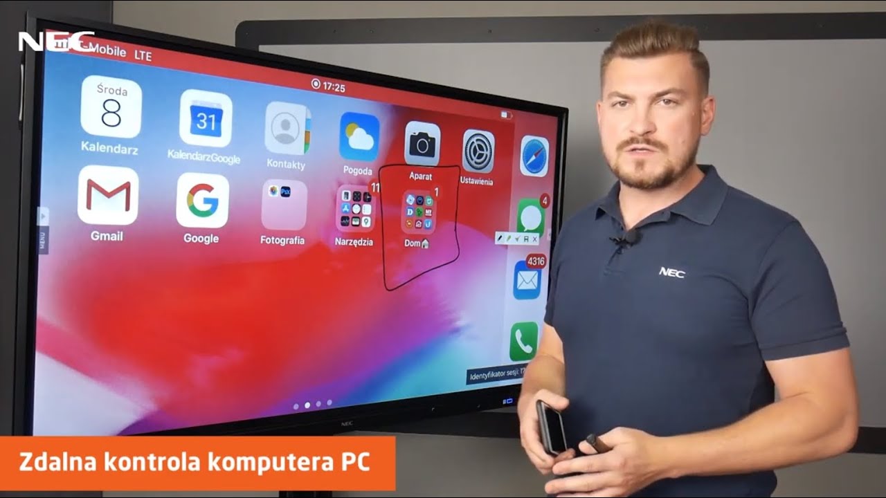 #Monitory interaktywne NEC MultiSync® CB - prezentacja możliwości