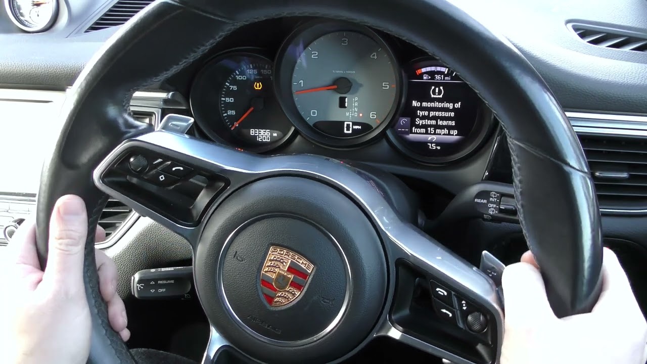 How To Reset Porsche Macan TPMS Warning - Easy STEP BY STEP