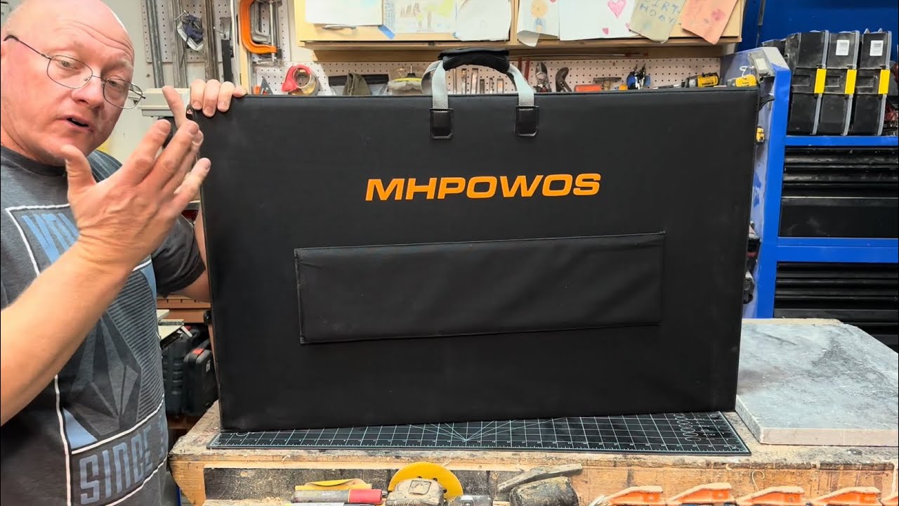 The best choice for outdoor enthusiasts - MHPOWOS 400W foldable solar panel full review!