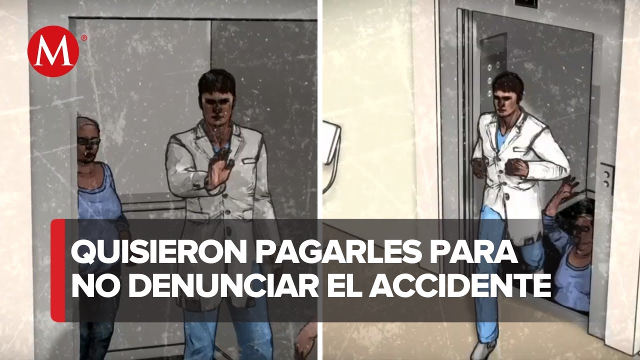 Se desploma un elevador en clínica privada de Veracruz; muere una anciana