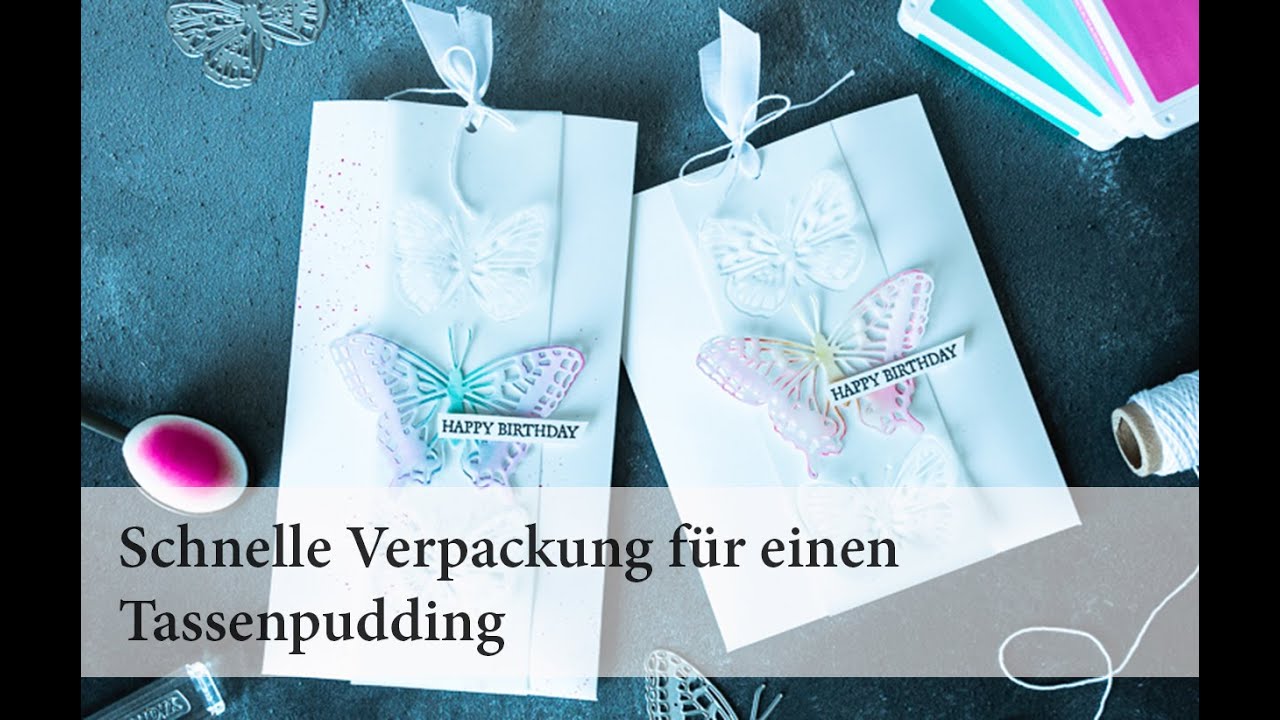 Verpackung für einen Tassenpudding oder (Dimensionals)