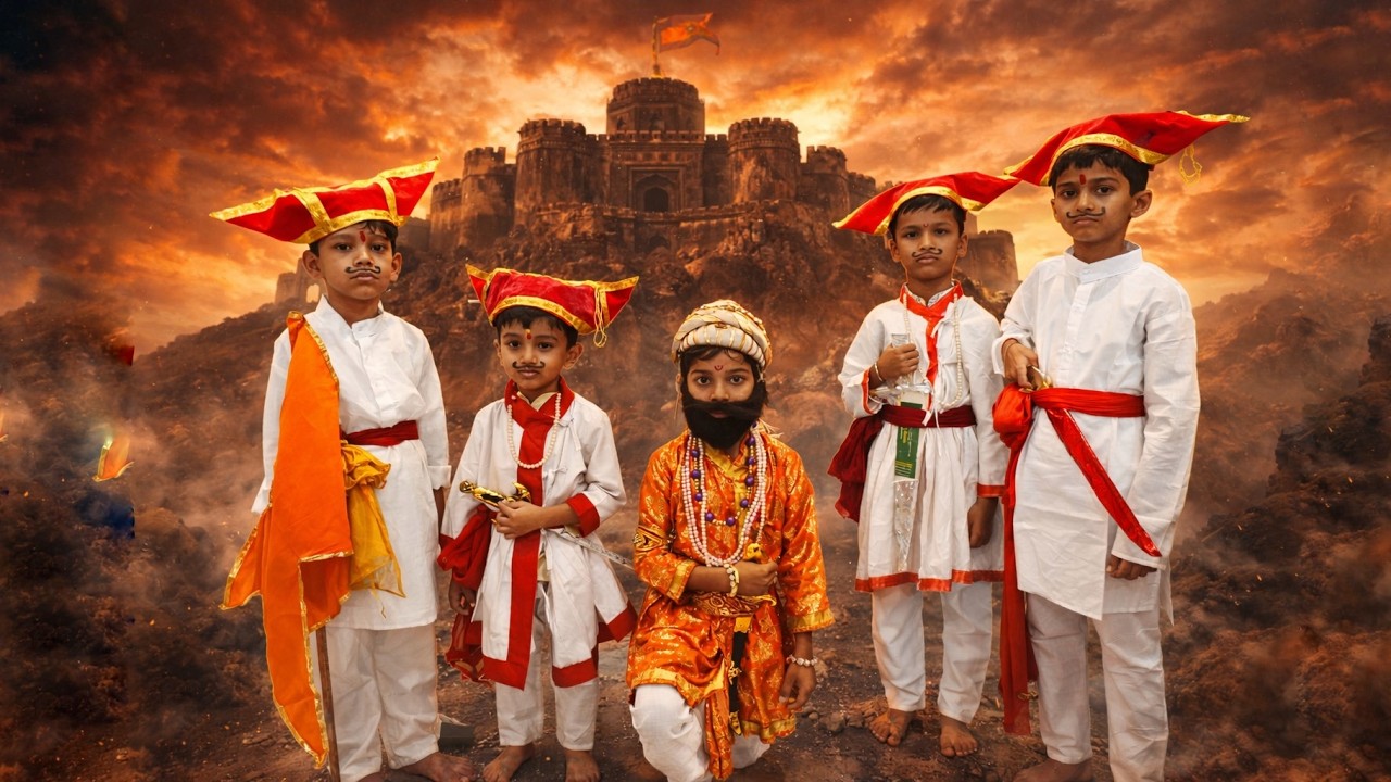 छत्रपती शिवाजी महाराज जयंती | kids | Maratha warriors |
