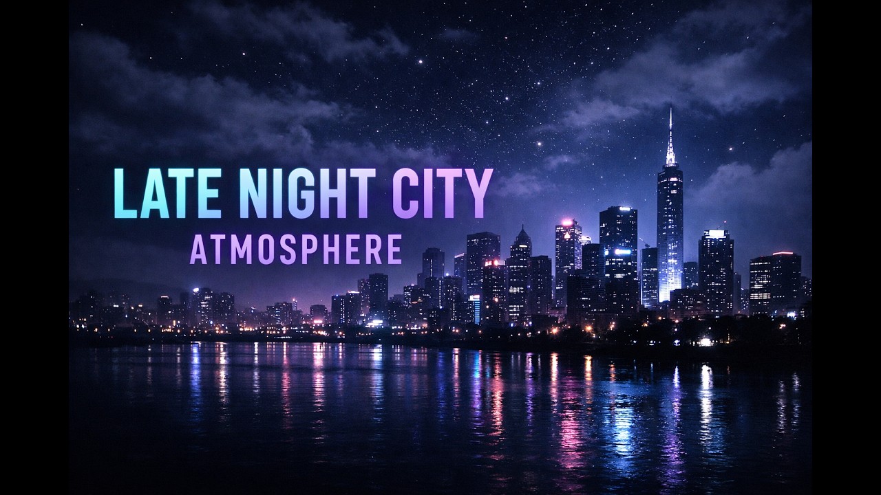 Late Night City Atmosphere 🌙 | Lo-Fi EDM Night Waves