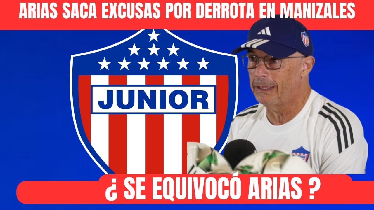 ATENCION JUNIOR ALFREDO ARIAS CON LO QUE SALIÓ TRAS DERROTA EN MANIZALES