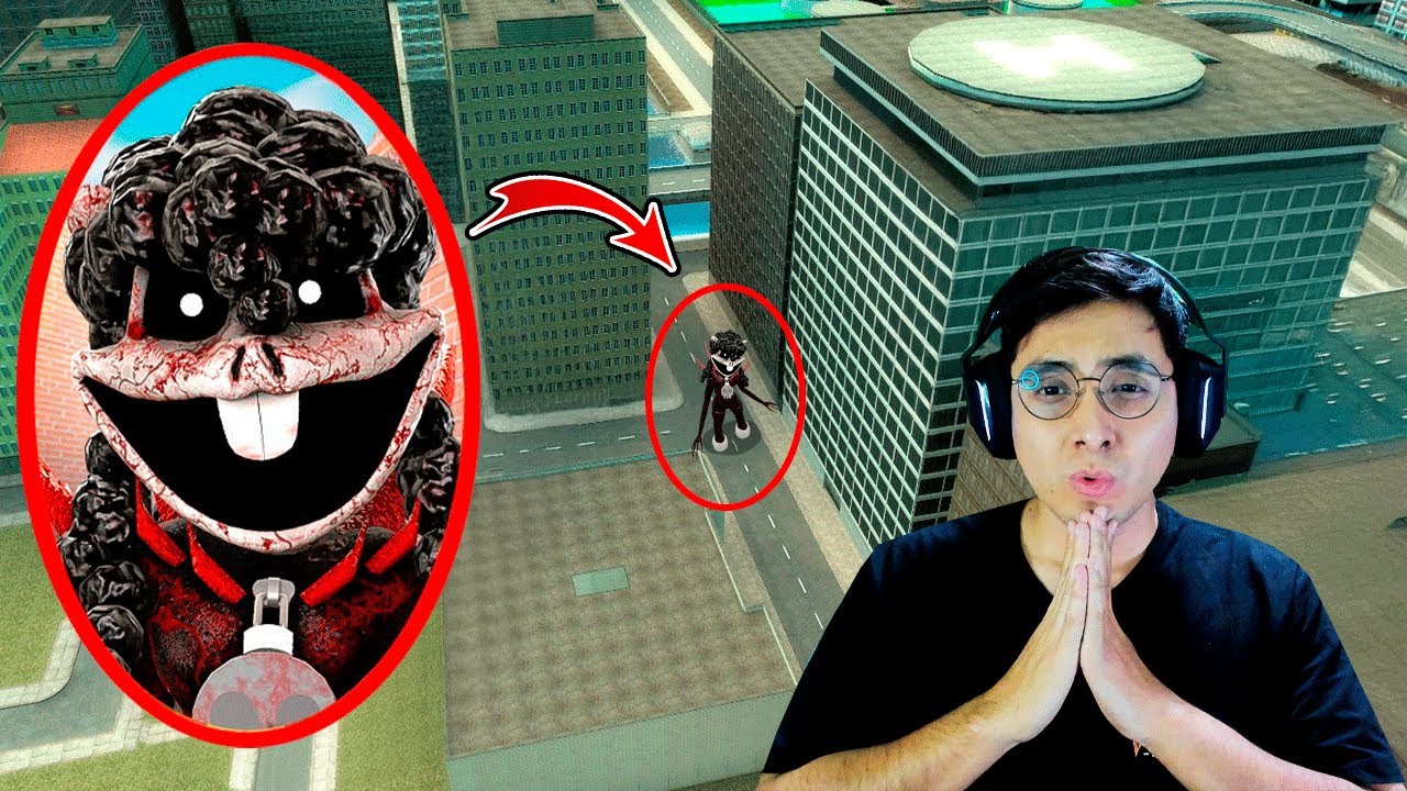 Un DRON capta a BABA CHOPS en la ciudad (Nightmare Critters)
