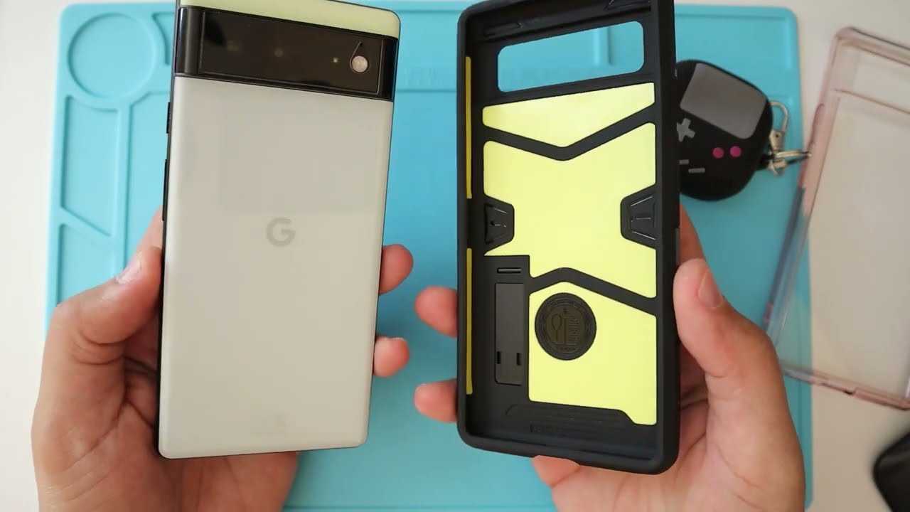 Unboxing + Installation SPIGEN Tough Armor case for Google Pixel 6