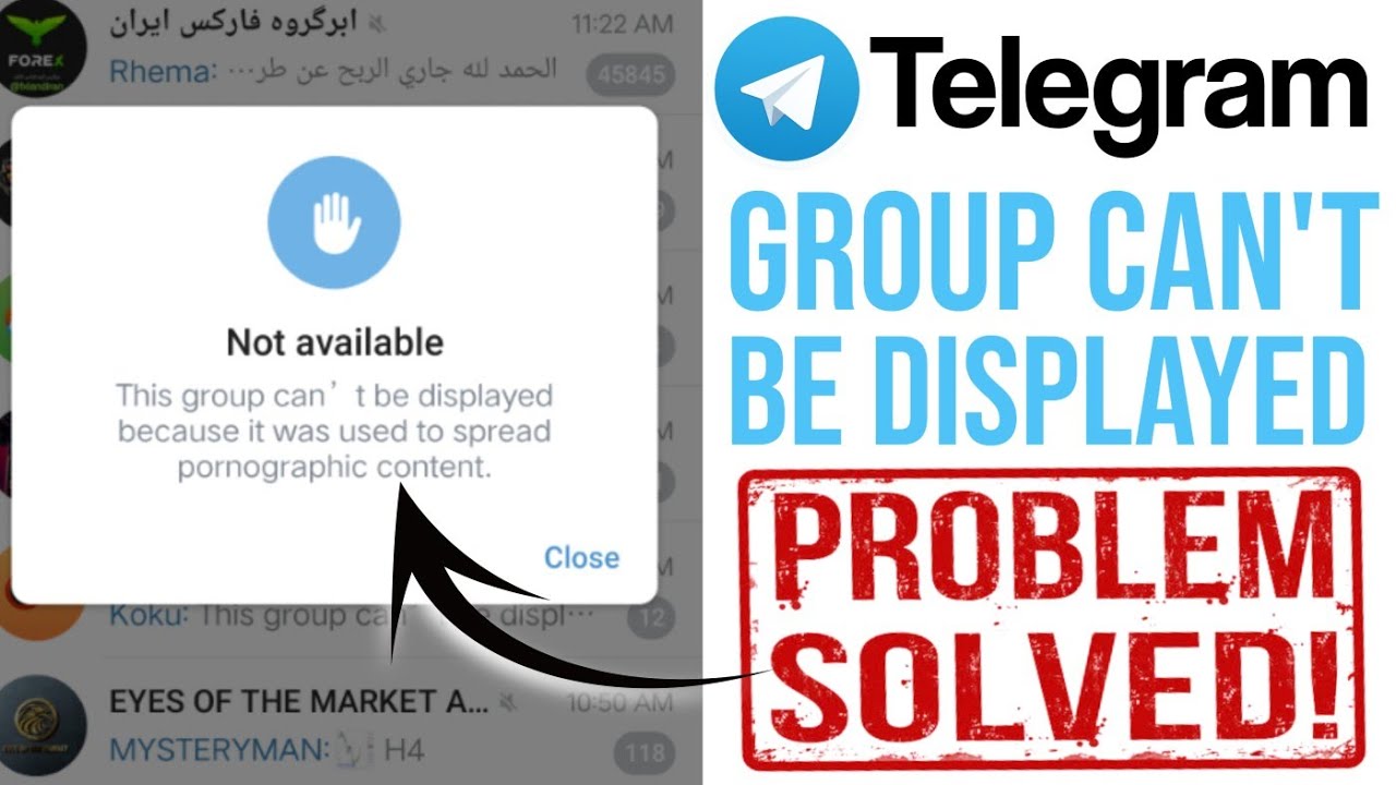 this channel cannot be displayed telegram | telegram sensitive content settings