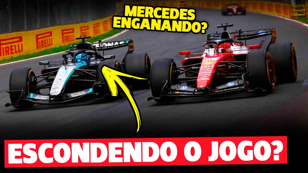 MERCEDES ESCONDEU O JOGO PARA 