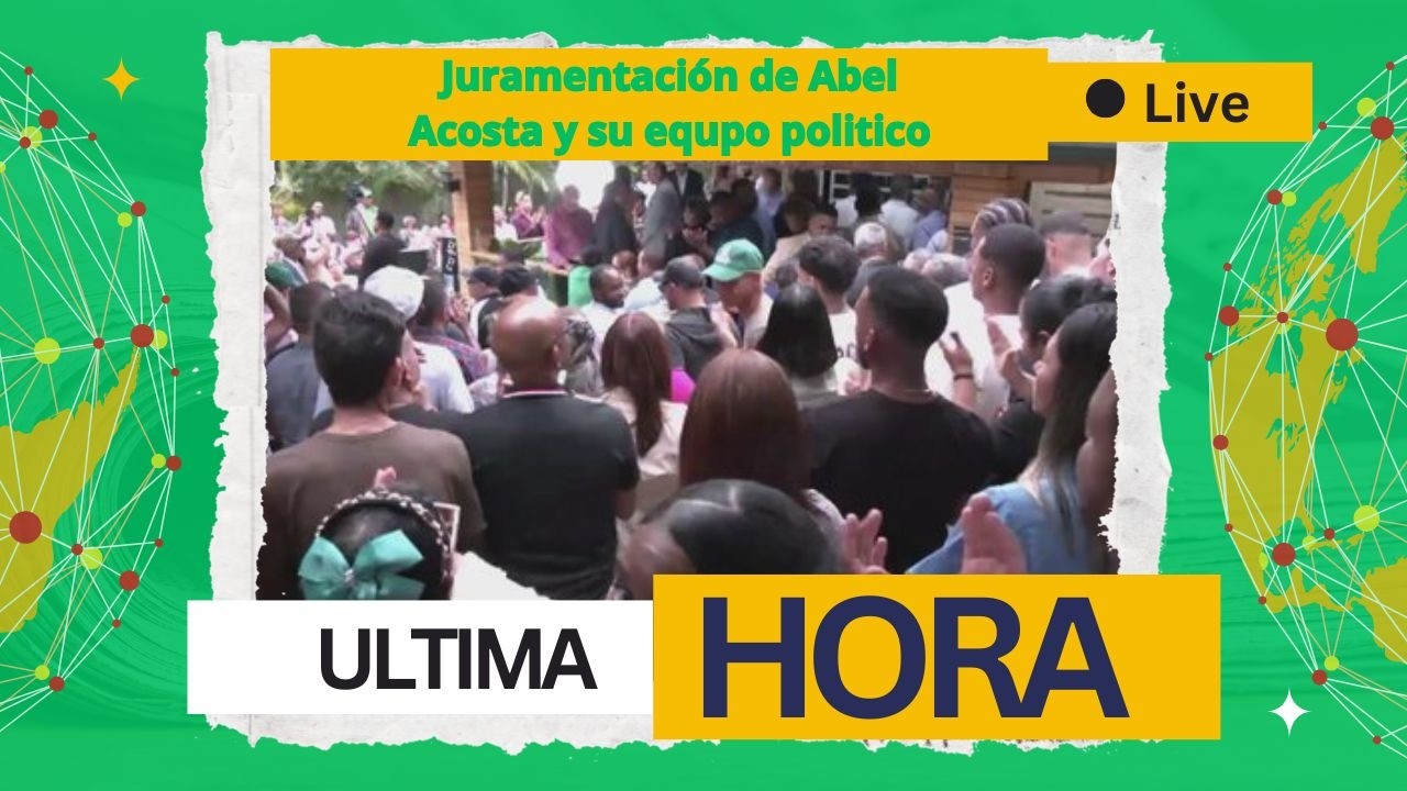 Juramentación de Abel Acosta y su equpo politico