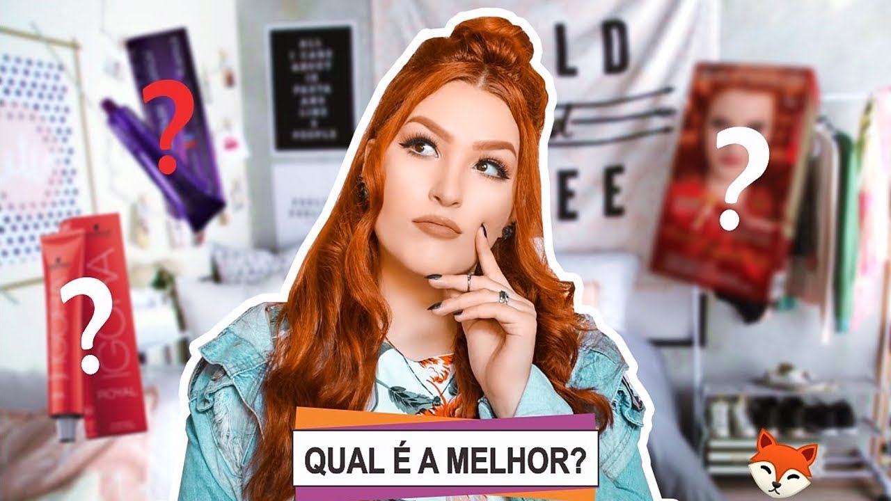 MELHORES TINTAS PARA CABELO RUIVO!