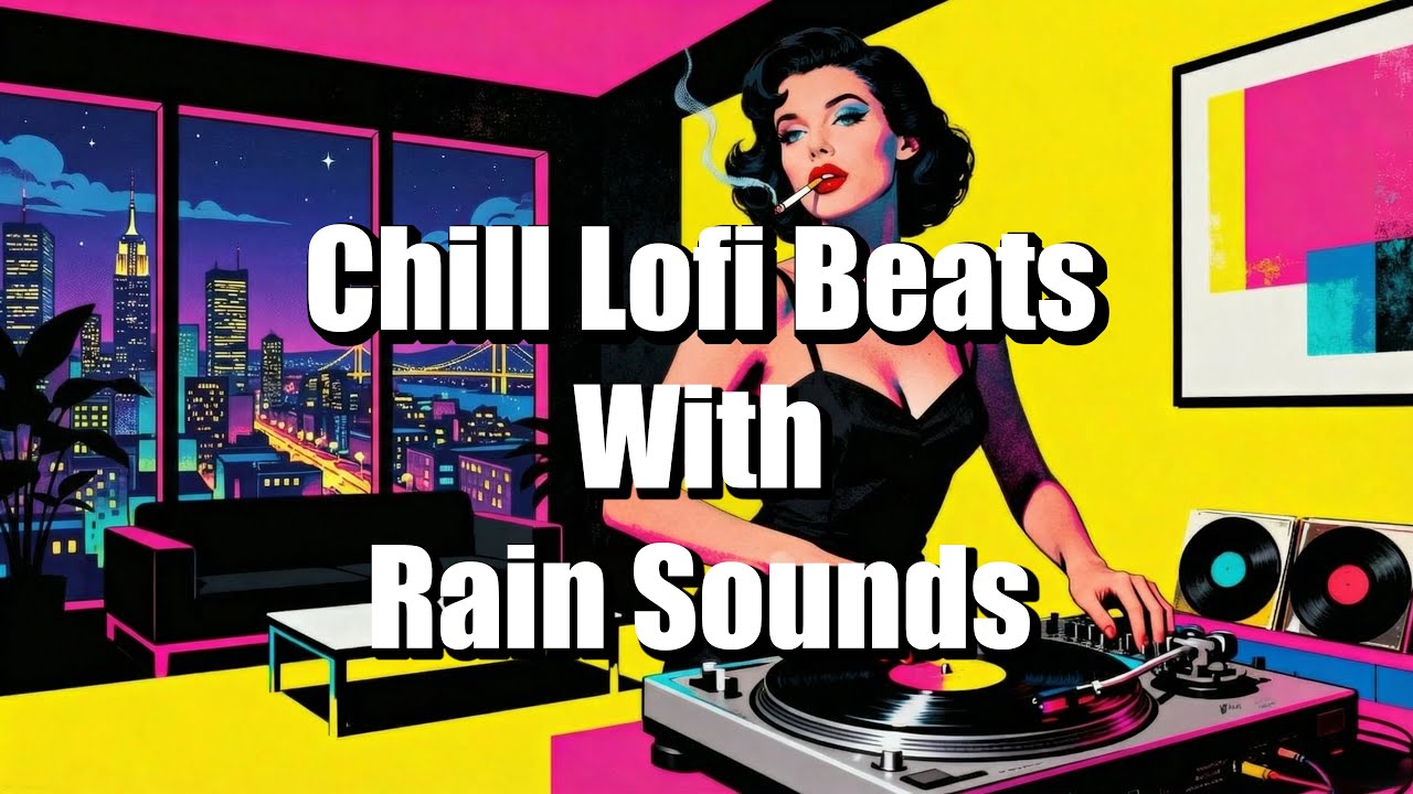 Chill Lofi Beats with Rain Sounds for Study, Work, Focus, Relax – Cozy Calm Ambient Background Music